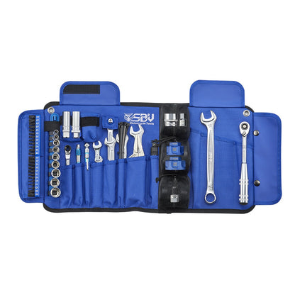 The Husqvarna Motorcycle Tool Set that forms the base of the Pro Pack
